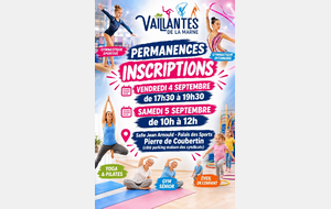 permanences inscriptions